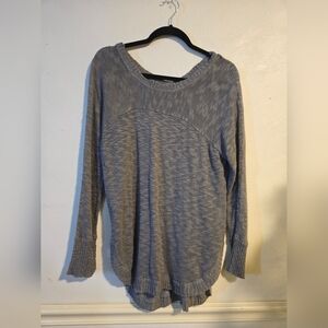 Pink Rose Heathered Gray Women's Sweater